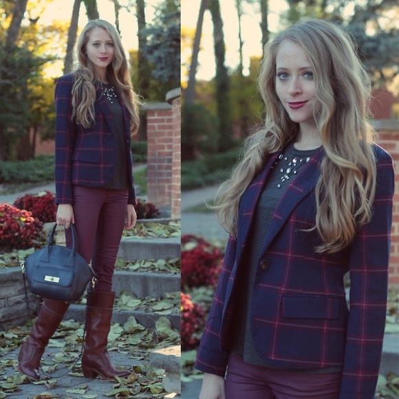 Frye Jane Stitch Leather Heeled Knee High Boots - Picture 3 of 16